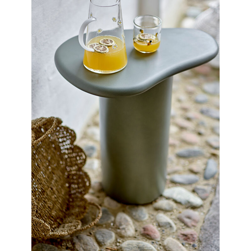 Bloomingville-collectie Marcey Bijzettafel Grijs Vezelcement