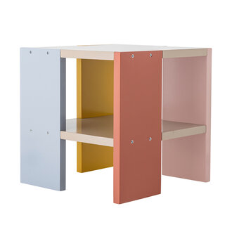 Bloomingville Coloria Table, Blue, FSC®100%, MDF