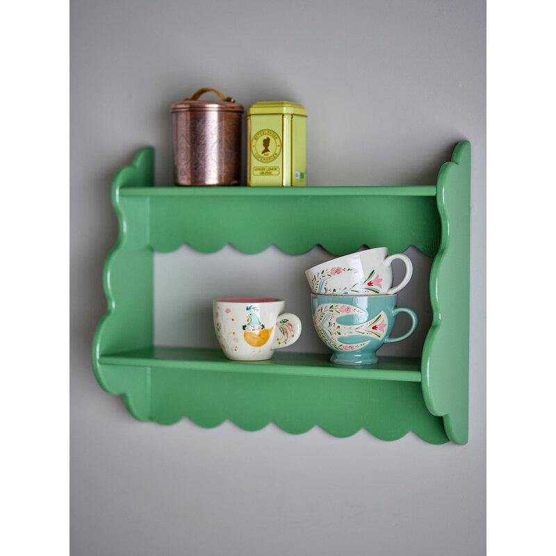 Bloomingville-collectie Salla Shelf, Green, Firwood