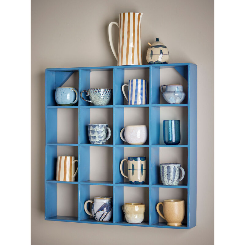 Bloomingville-collectie Bekka Shelf, Blue, Reclaimed Wood