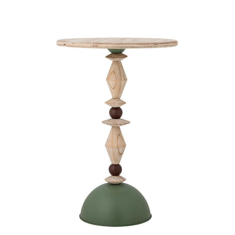 Bloomingville-collectie Mannelli bijzettafel groen vurenhout