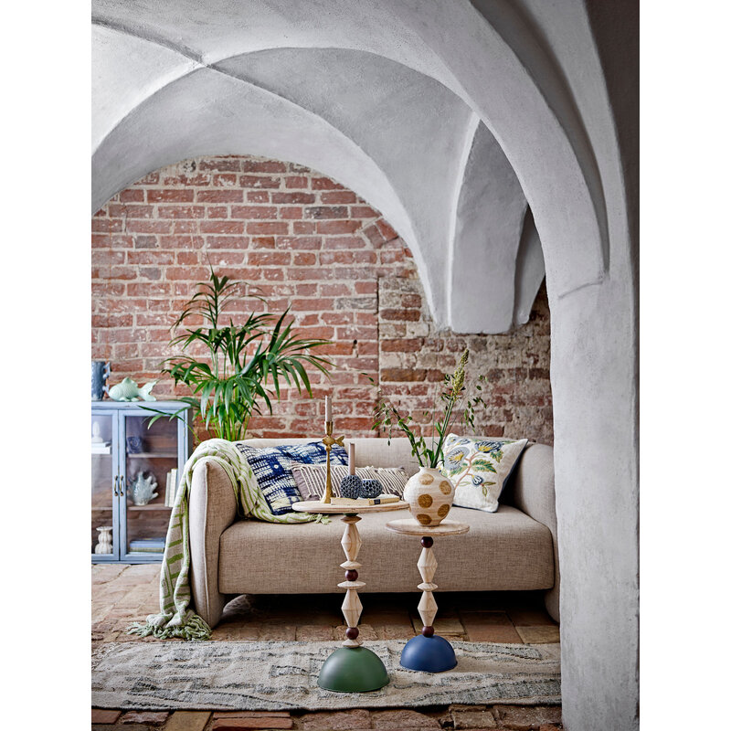 Bloomingville-collectie Mannelli bijzettafel groen vurenhout