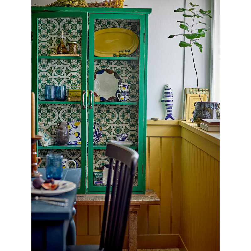 Bloomingville-collectie Hazem kast groen vurenhout