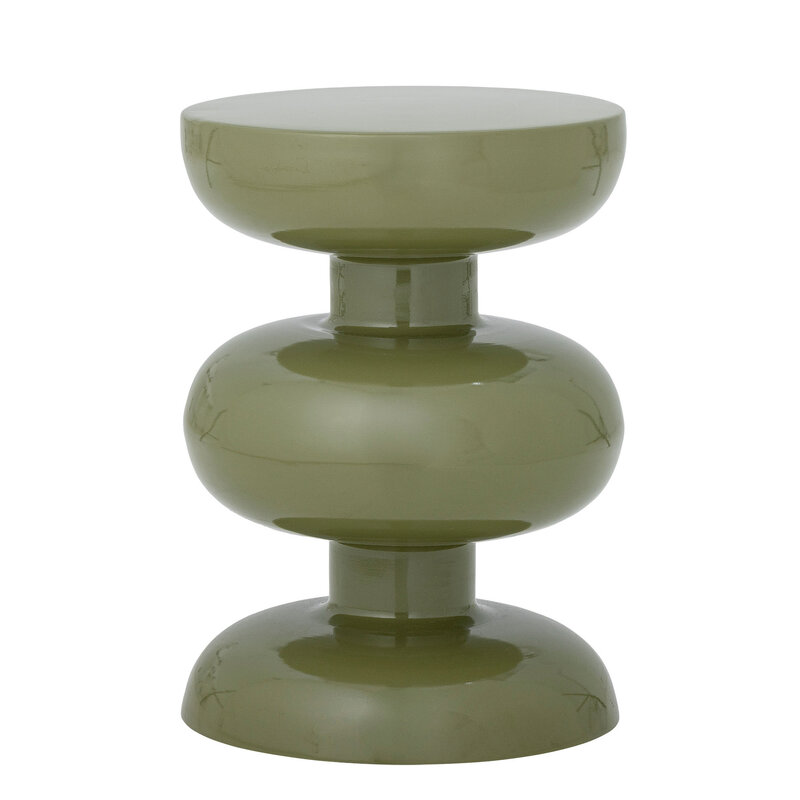 Bloomingville-collectie Alba bijzettafel groen metaal