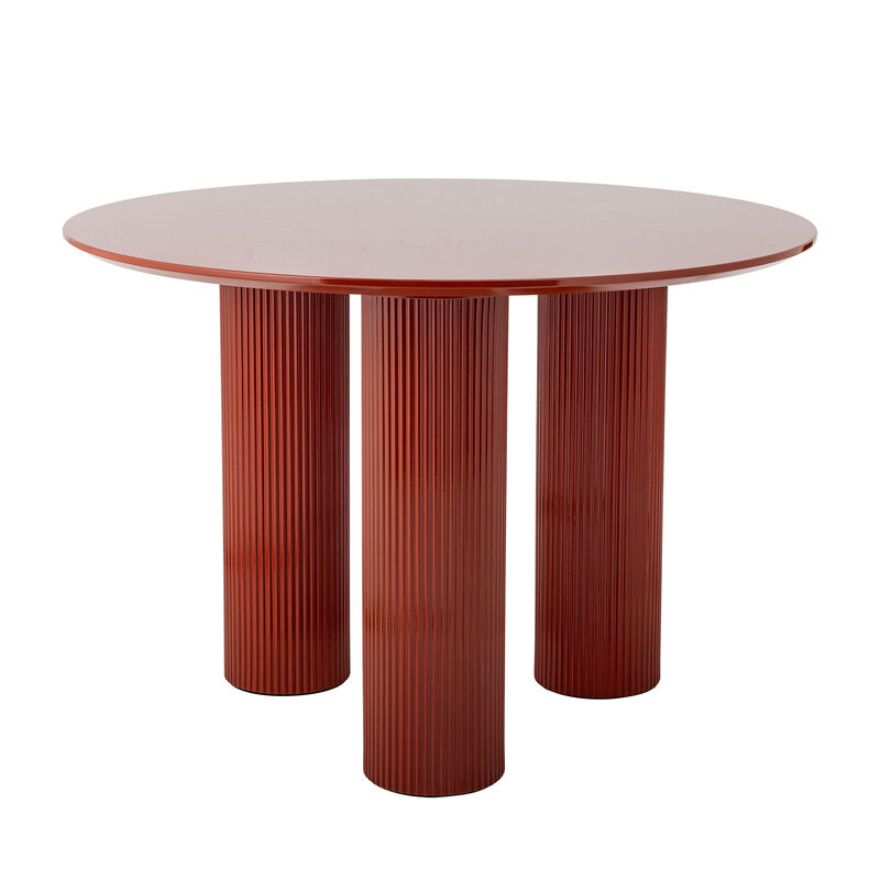Bloomingville-collectie Della eettafel rood FSC®100% MDF