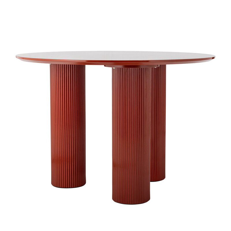 Bloomingville-collectie Della eettafel rood FSC®100% MDF