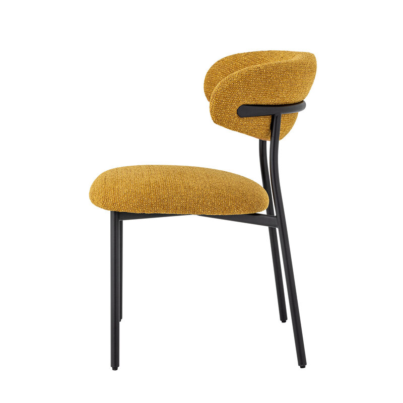 Bloomingville-collectie Manal eetkamerstoel geel FSC®100% multiplex