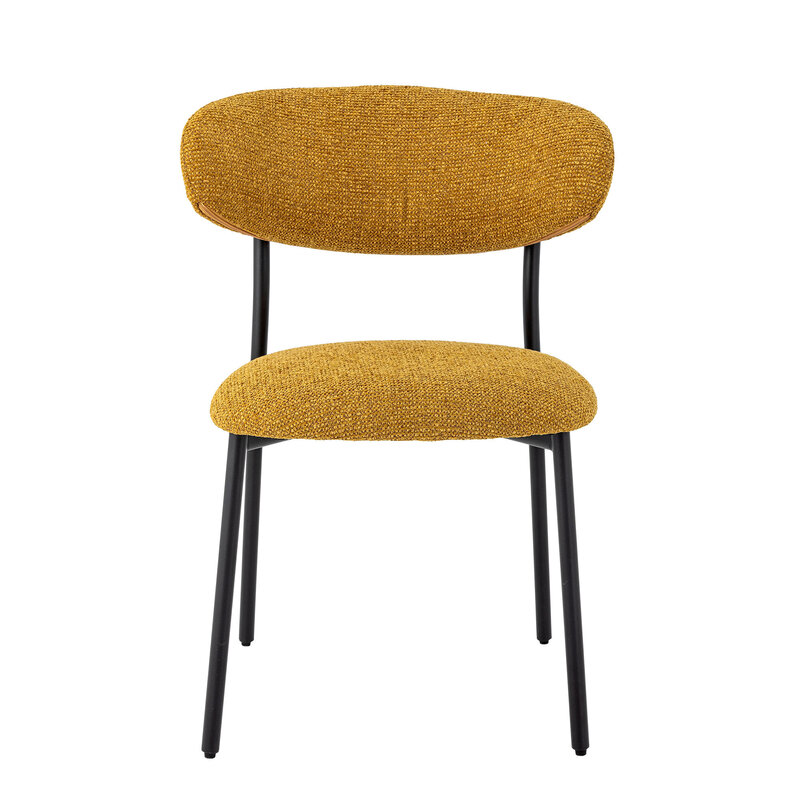 Bloomingville-collectie Manal eetkamerstoel geel FSC®100% multiplex