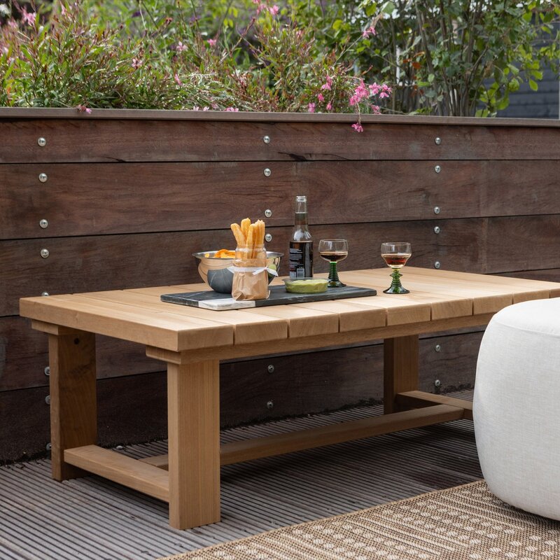 WOOOD-collectie Banco Tuin Salontafel Ayous Hout Naturel [Fsc]