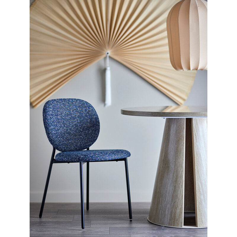 Bloomingville-collectie Percey eetkamerstoel blauw FSC®100% multiplex