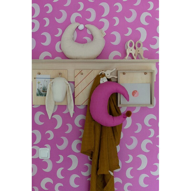 Meet Me at the Wall-collectie Behang Moon Pink Pop