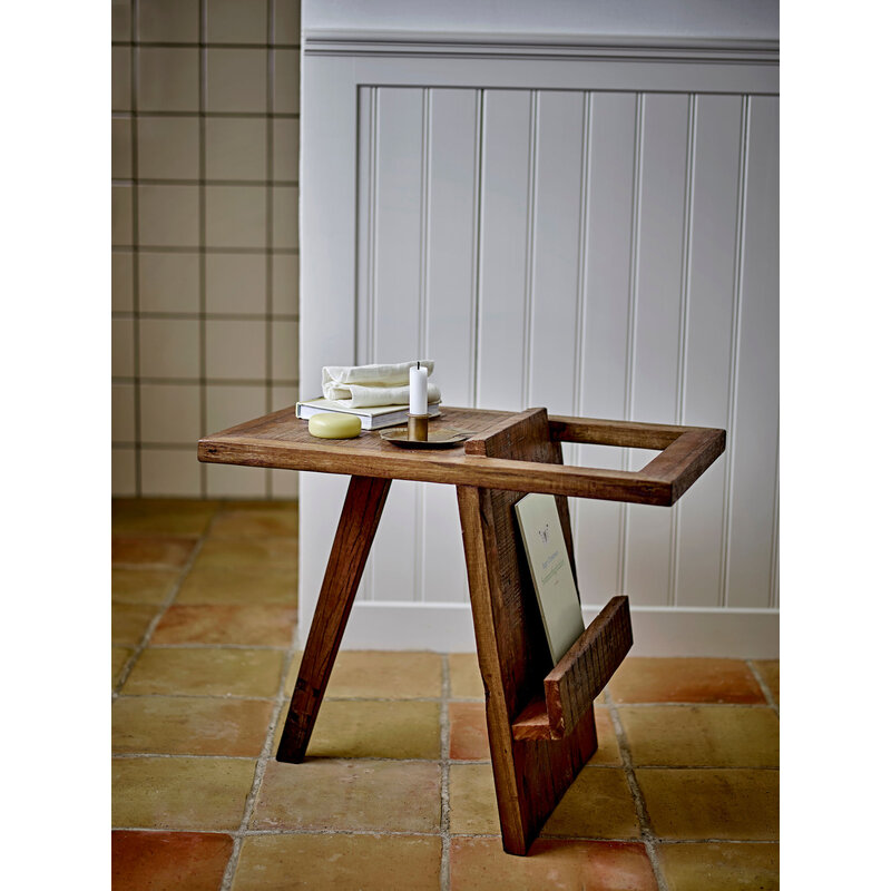 Bloomingville-collectie Villum Side Table, Brown, Reclaimed Wood