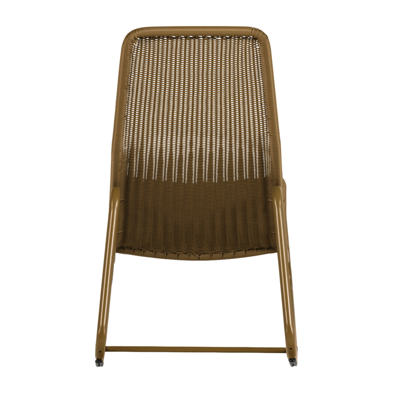 WOOOD-collectie Tom Tuin Schommelstoel Honinggeel