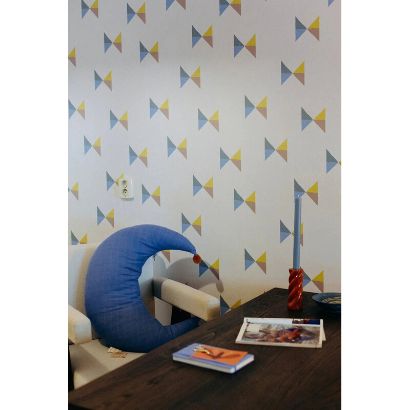 Meet Me at the Wall-collectie Behang Bowie Tie - Carolien Baudoin