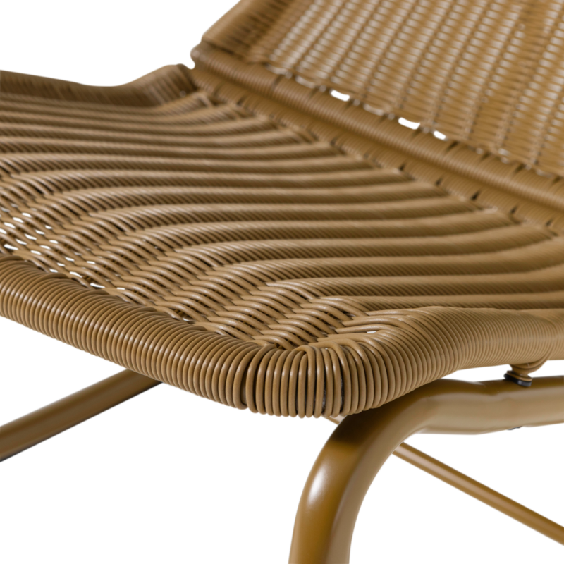 WOOOD-collectie Tom Tuin Schommelstoel Honinggeel