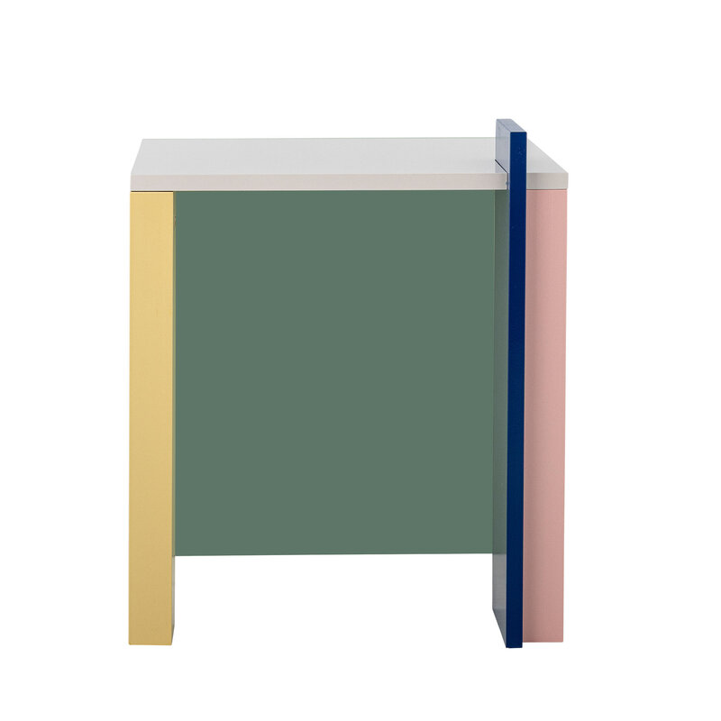 Bloomingville-collectie Banjo Bijzettafel Multicolor FSC® 100% MDF