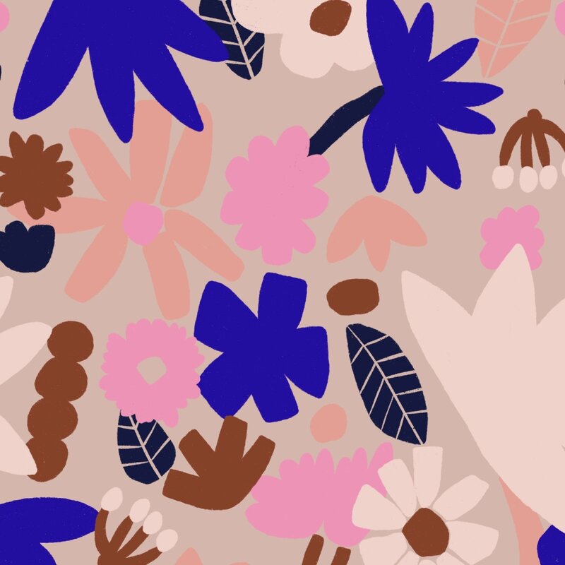 Meet Me at the Wall-collectie Behang  Flowerplay - Natural Noord