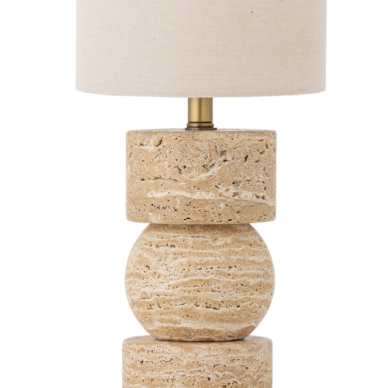 Bloomingville-collectie Marci Table lamp, Nature, Travertine