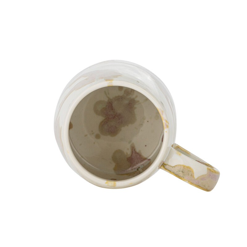 Bloomingville-collectie Winnie Mok multicolour aardewerk creme , roze, beige en lichtbruin