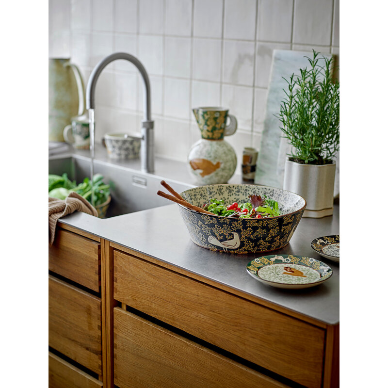 Bloomingville-collectie Hezha Bowl, Blue, Stoneware