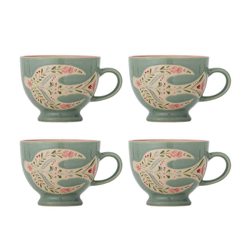 Bloomingville-collectie Rosalynde Mok Groen aardewerk