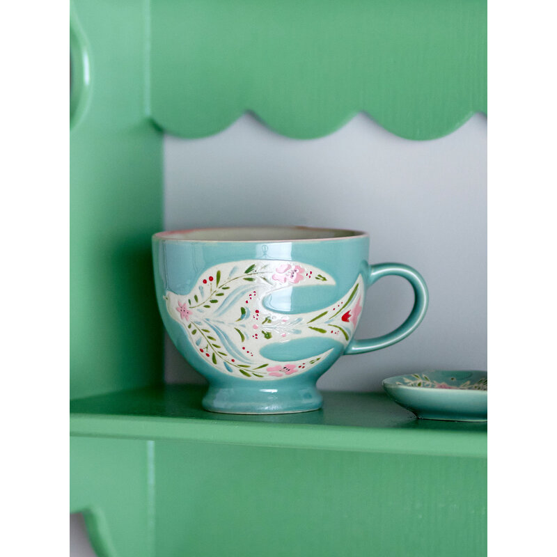 Bloomingville-collectie Rosalynde Mok Groen aardewerk