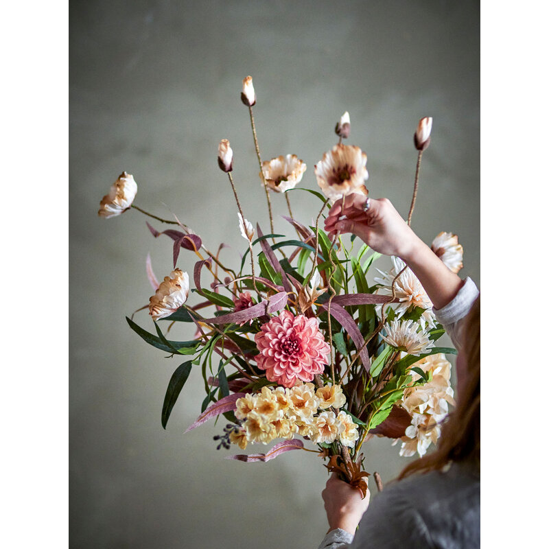 Bloomingville-collectie Hazy Boeket Natuur Kunstbloemen