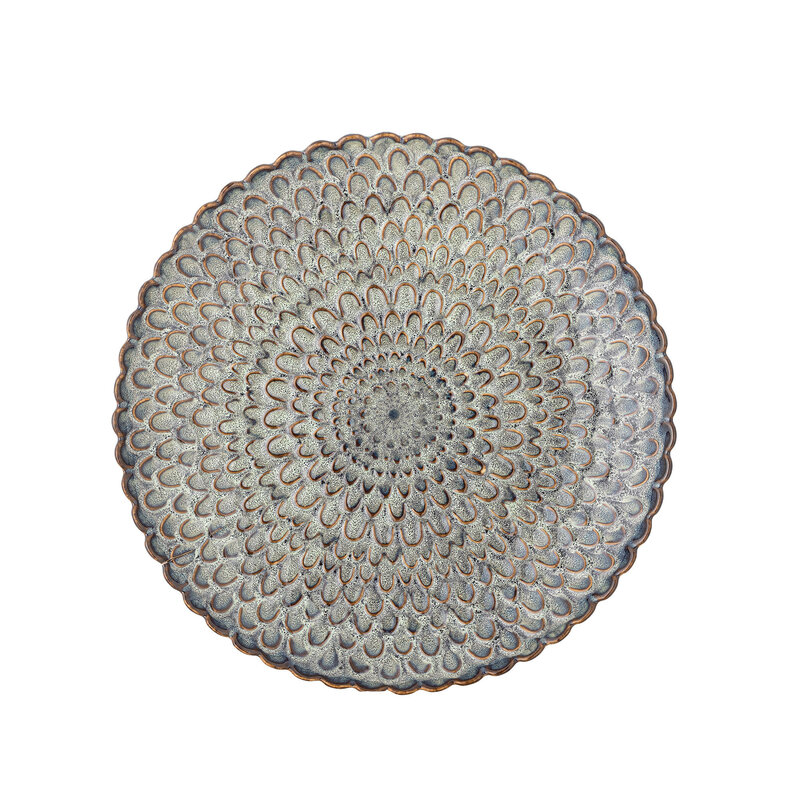 Bloomingville-collectie Katrina Bord Grijs aardewerk