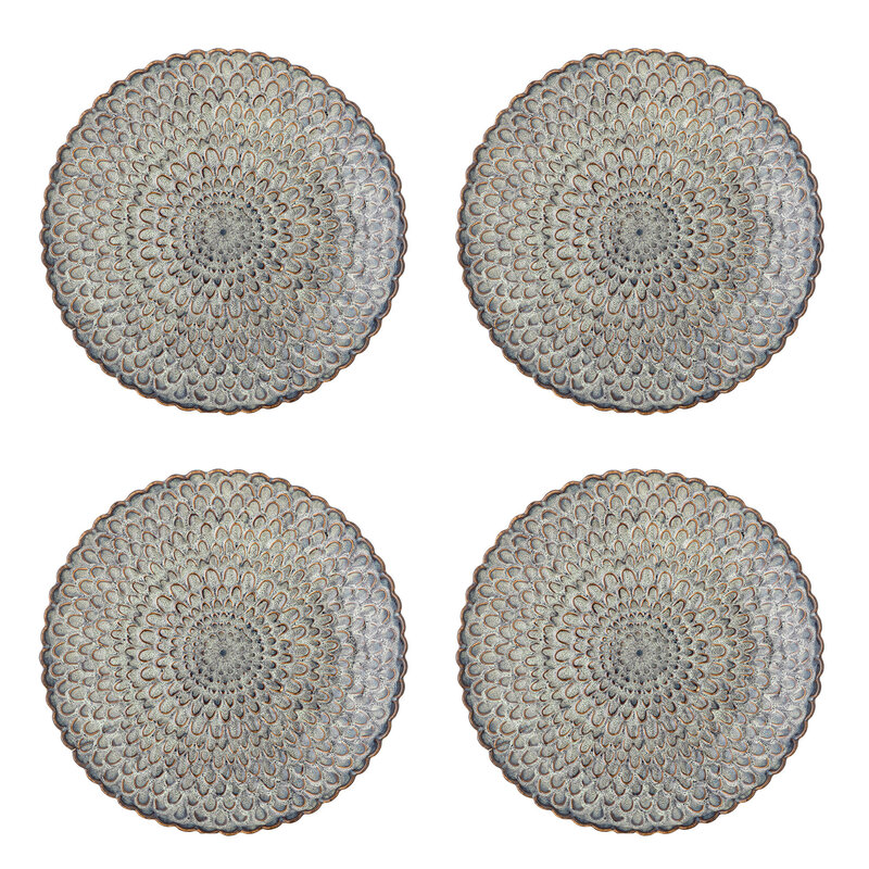 Bloomingville-collectie Katrina Bord Grijs aardewerk