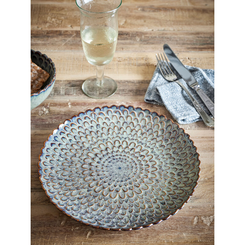 Bloomingville-collectie Katrina Bord Grijs aardewerk