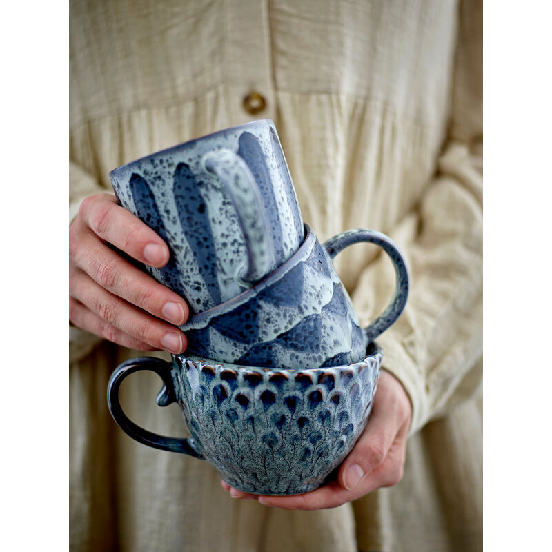 Bloomingville-collectie Katrina Kopje Grijs aardewerk