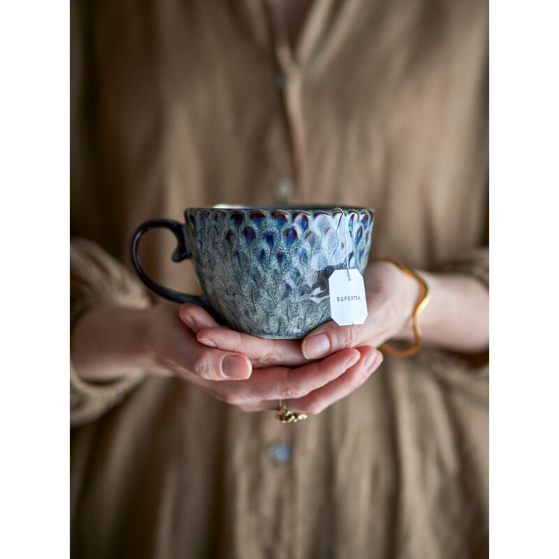 Bloomingville-collectie Katrina Kopje Grijs aardewerk