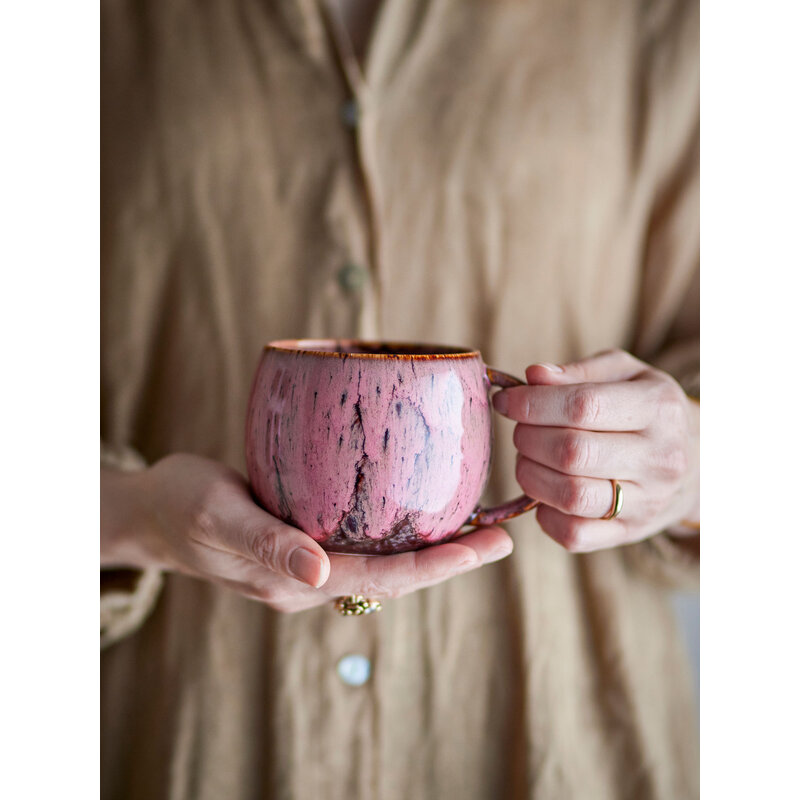 Bloomingville-collectie Rayen Mok Roos aardewerk