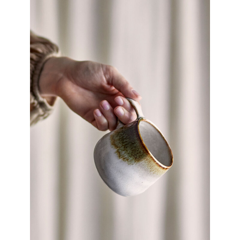 Bloomingville-collectie Jules ontbijtset Groen aardewerk