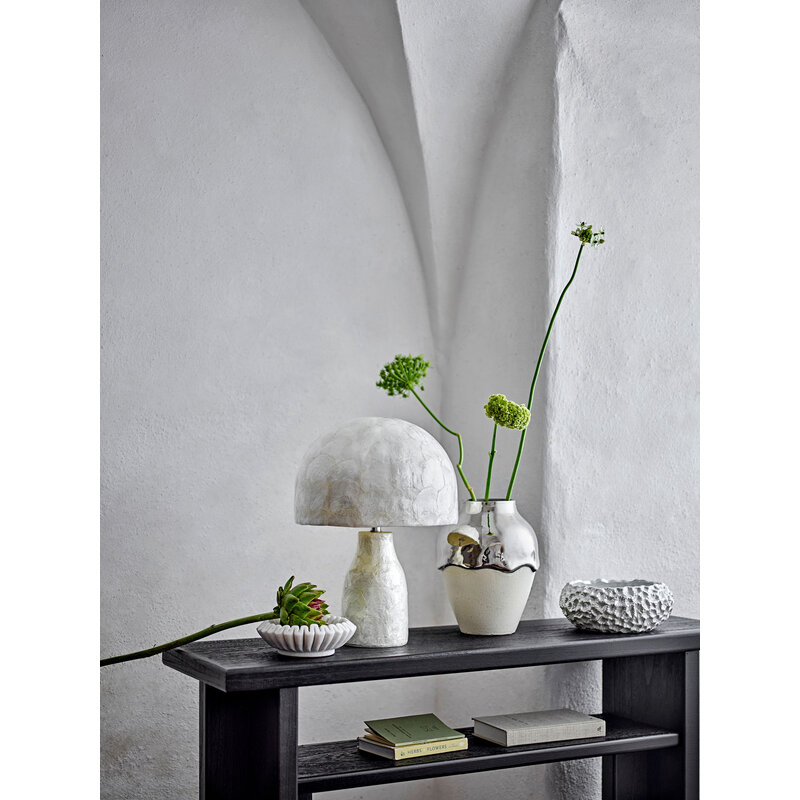 Bloomingville-collectie Adria tafellamp Naturel Parelmoer