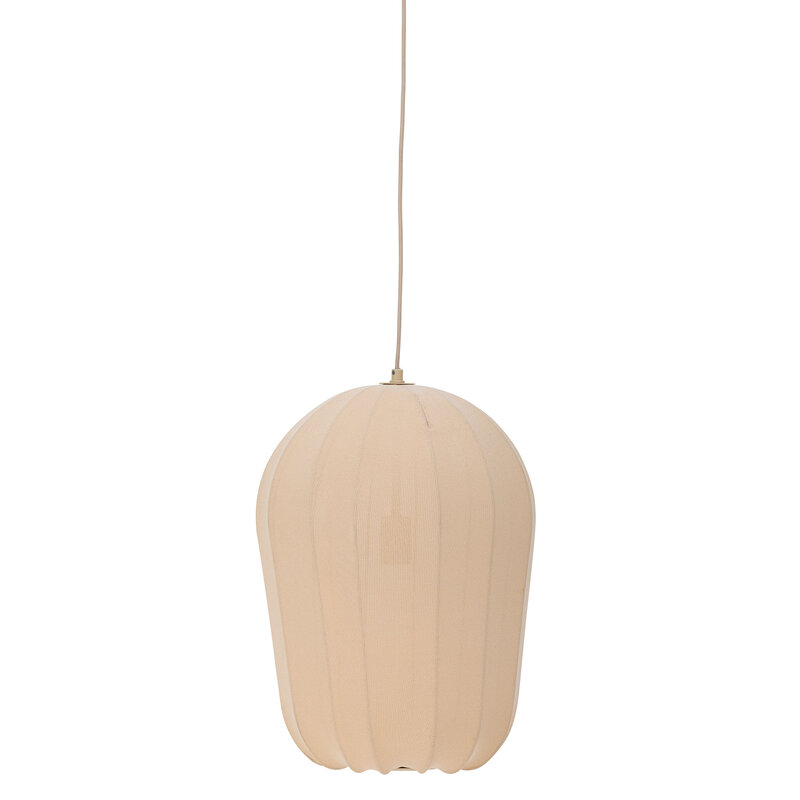 Bloomingville-collectie Naluna Pendant Lamp, Nature, Polyester