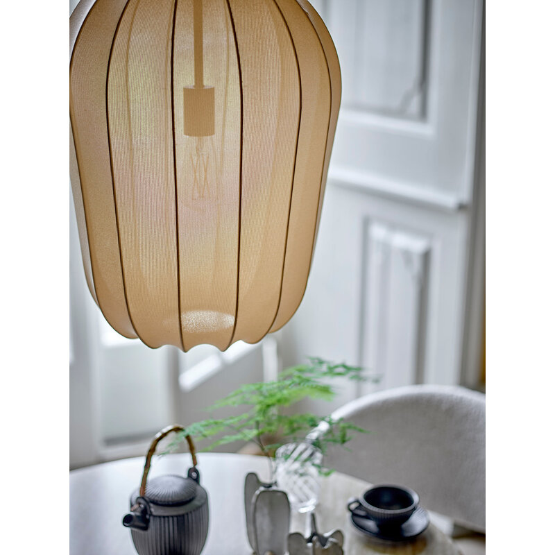 Bloomingville-collectie Naluna Pendant Lamp, Nature, Polyester