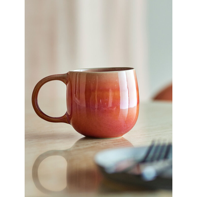 Bloomingville-collectie Roselyn kop Roze aardewerk