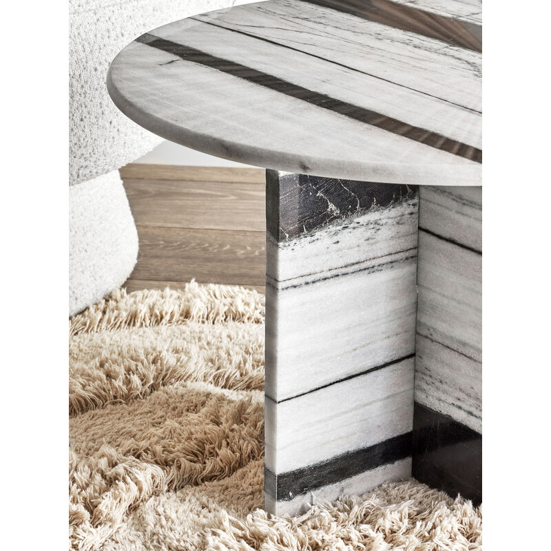 Bloomingville-collectie Rosito salontafel Wit Marmer