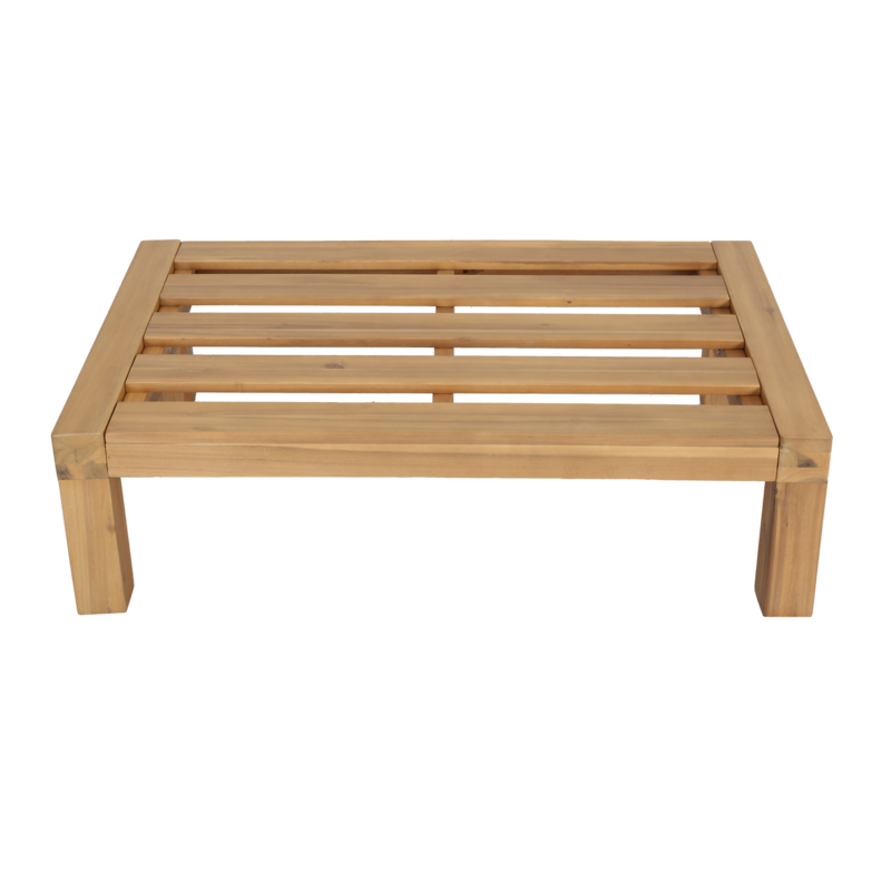 Relax Tuin Hocker/Bijzettafel Acaciahout Naturel/Zand [Fsc]