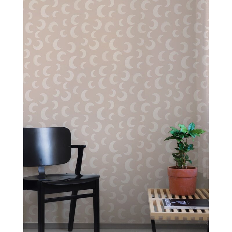 Meet Me at the Wall-collectie Behang Moon Sand - Aniek Bartels