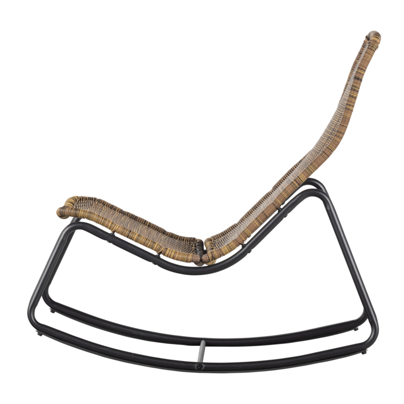 WOOOD-collectie Tom Garden Natural Rocking Chair