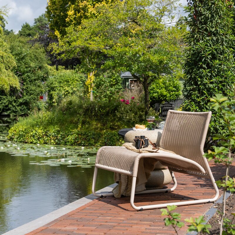WOOOD-collectie West Garden Lounge Chair Sand