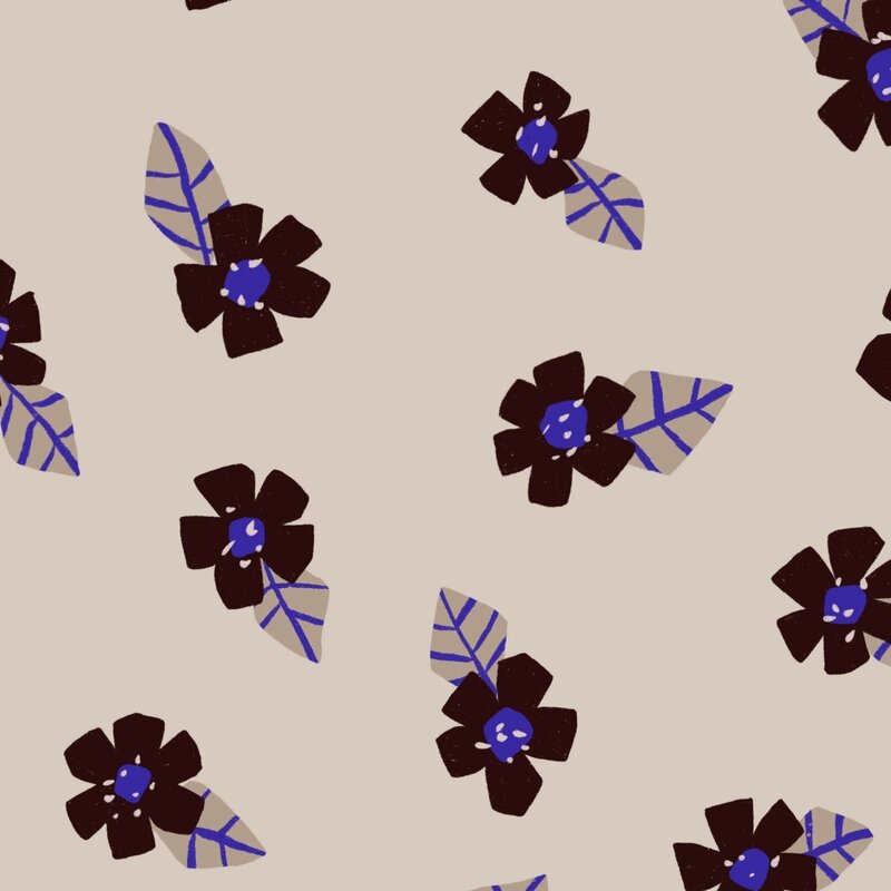 Meet Me at the Wall-collectie Behang  Poppy Flowers Light - Natural Noord