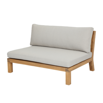 Relax Tuin Loungestoel Acaciahout Naturel/Zand [Fsc]
