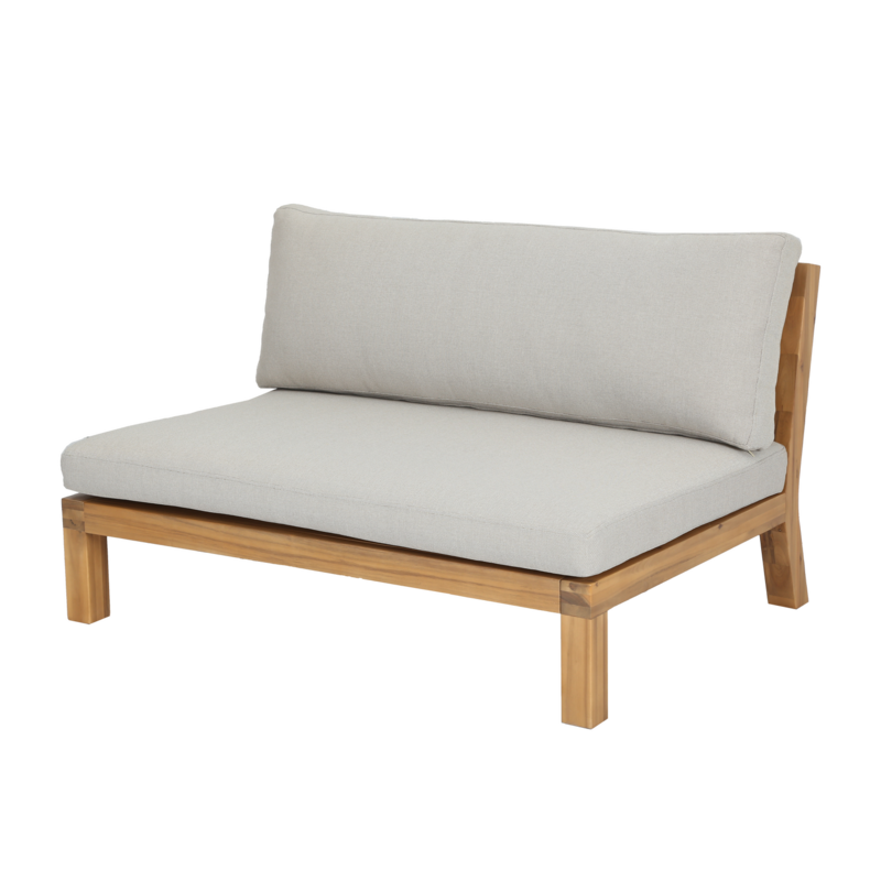 Relax Garden Lounge Chair Acacia Wood Natural/Sand [FSC]