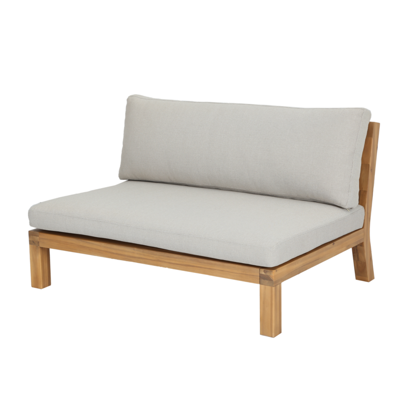 Relax Tuin Loungestoel Acaciahout Naturel/Zand [Fsc]