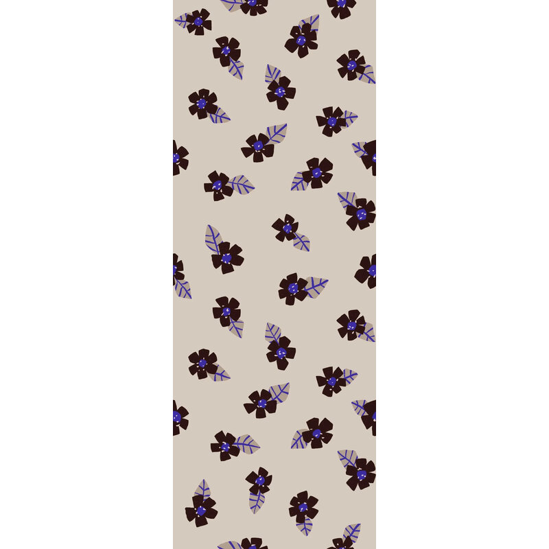 Meet Me at the Wall-collectie Behang  Poppy Flowers Light - Natural Noord