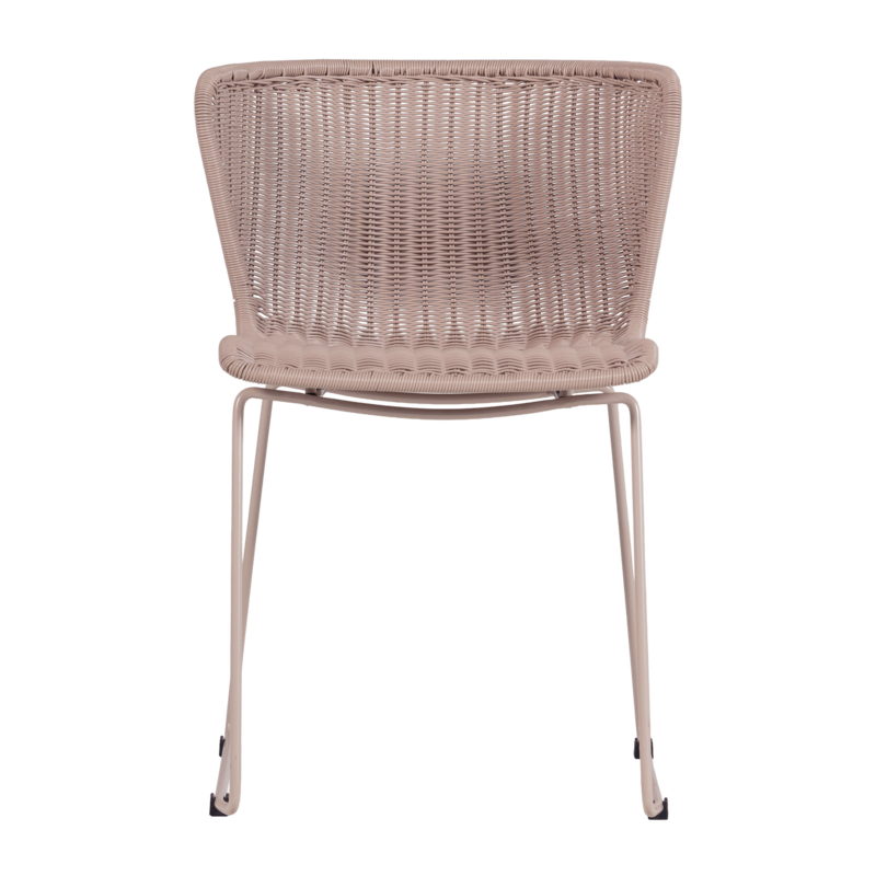 WOOOD-collectie Wings Tuinstoel Zand - Set Van 2