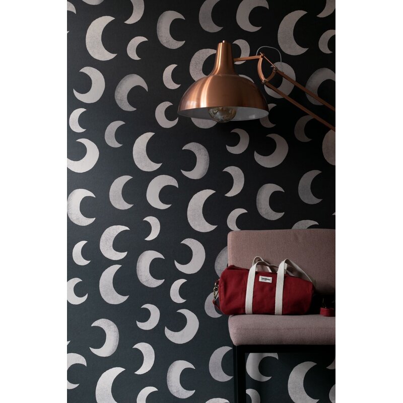 Meet Me at the Wall-collectie Behang Meet Me at the Wall - Moon Dark - Aniek Bartels